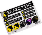Burgtec Hoja de Pegatinas - A5