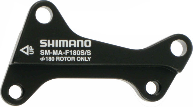Shimano Disc Brake Adapter for 180 mm Rotors - black/front IS to IS