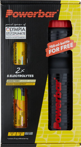 Powerbar 5Electrolitos Multisabor Tabletas efervescentes + Botella de agua - universal