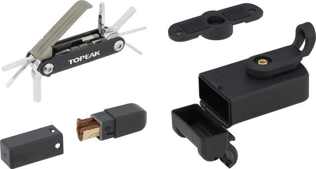 Topeak Boîte à OutilsNinja Master+ ToolBox T11 avec Multi-Outil Tubi 11 Combo - noir
