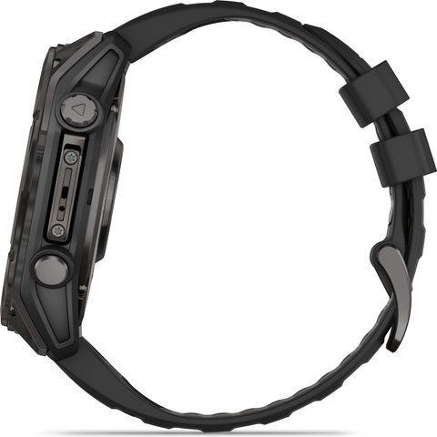 Garmin fenix 8 AMOLED Saphir Titane GPS 51 mm Montre multisports - noir-gris carbone